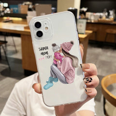 Fashion Super Mom Dad Phone Case for iPhone Series