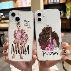 Fashion Super Mom Dad Phone Case for iPhone Series