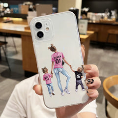 Fashion Super Mom Dad Phone Case for iPhone Series