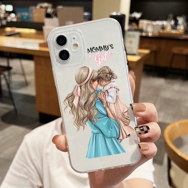 Fashion Super Mom Dad Phone Case for iPhone Series