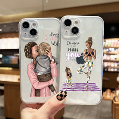 Fashion Super Mom Dad Phone Case for iPhone Series