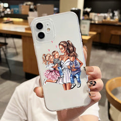 Fashion Super Mom Dad Phone Case for iPhone Series