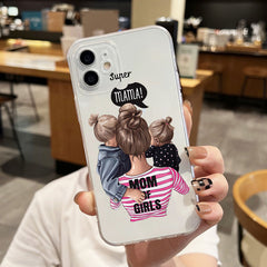 Fashion Super Mom Dad Phone Case for iPhone Series